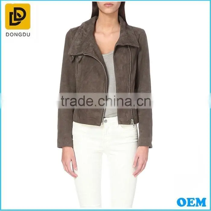 New fashion suede girls biker jackets wholesale