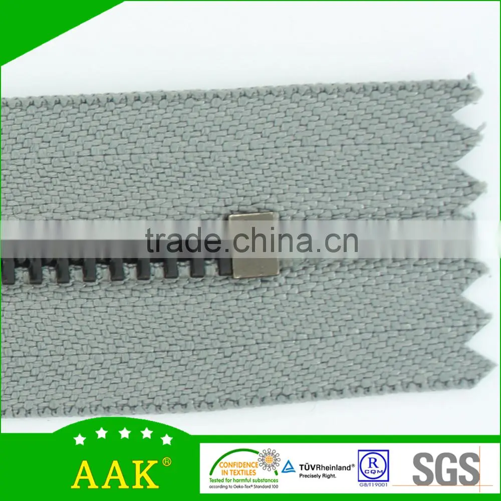 4YG slider 4#Gun metal y-teeth close end big backpack metal zipper