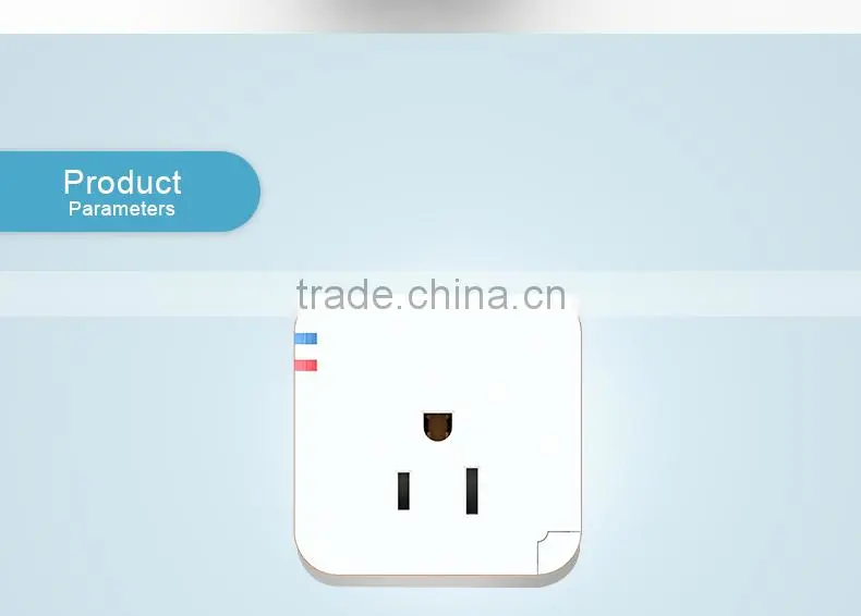 mini portable power bluetooth wifi wireless wall light American USA standard smart plug socket
