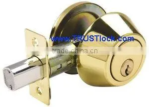 7312SS:Double Brass Cylinder Deadbolt Door Lock