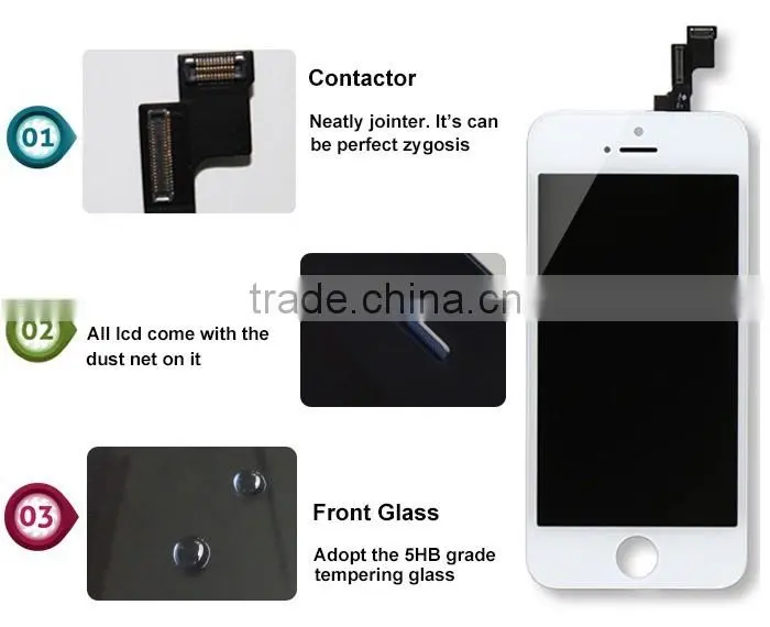 Best selling display for iphone 5s lcd screen,mobile phone LCD