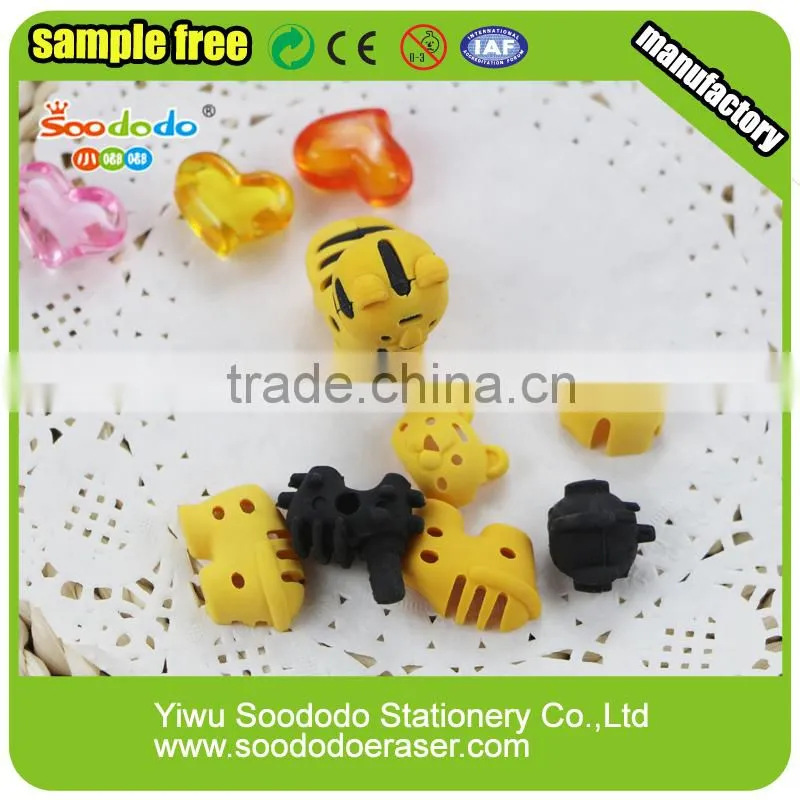 LION rubber animal eraser