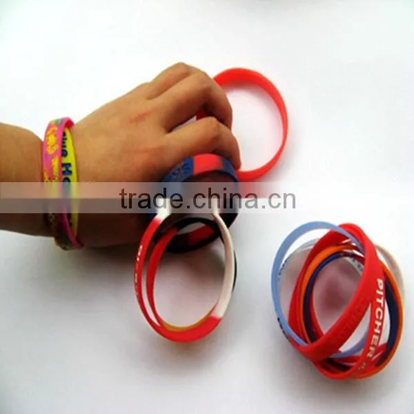Promotional Custom Silicone Wristbands No Minimum