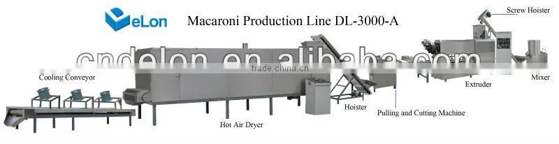 muiti-functional high quality macaroni/pasta making machine