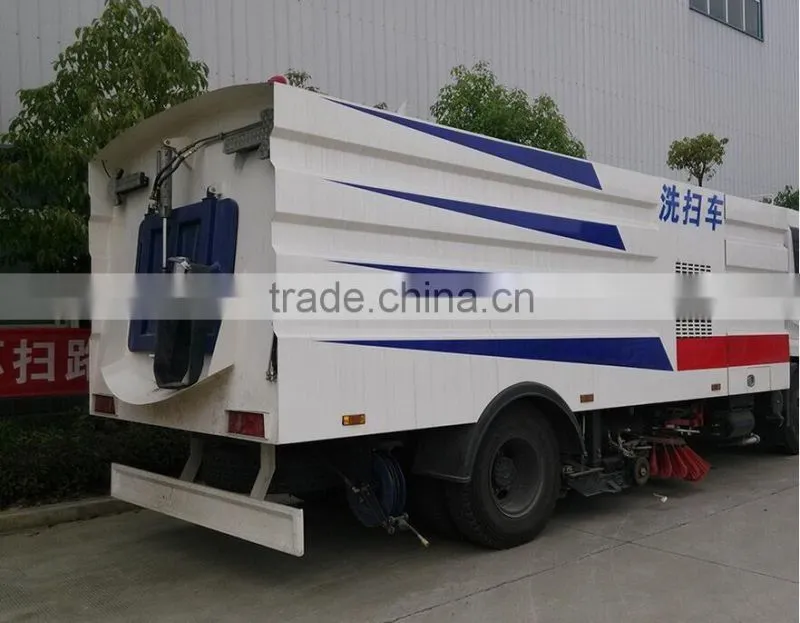 Dongfeng Bigger 10000Liters Road Cleaning Trucks, Street Cleaning Machines With Snowing Cleaning Equipment For Sales