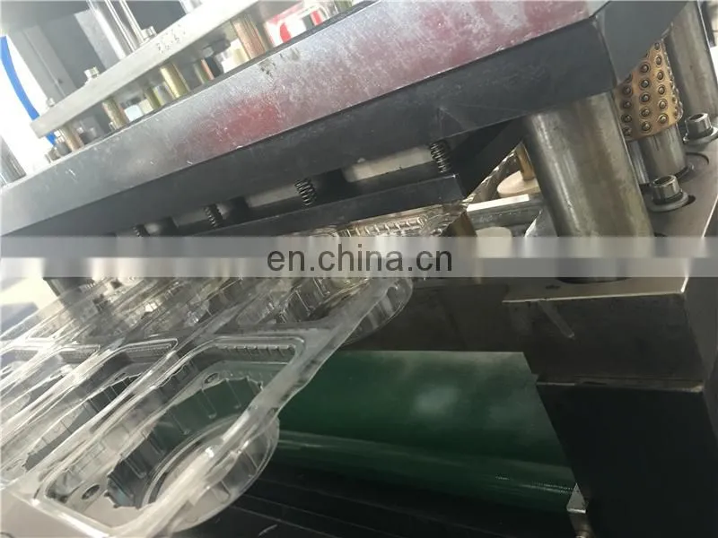 PCL450S Automatic Coco cola Plastic Cup Lid Making Machine, cold hot drink container cover forming machine with Security Cover