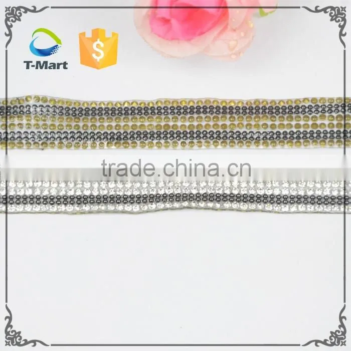 popular girls high quality crystal stone trimming for decorating bags