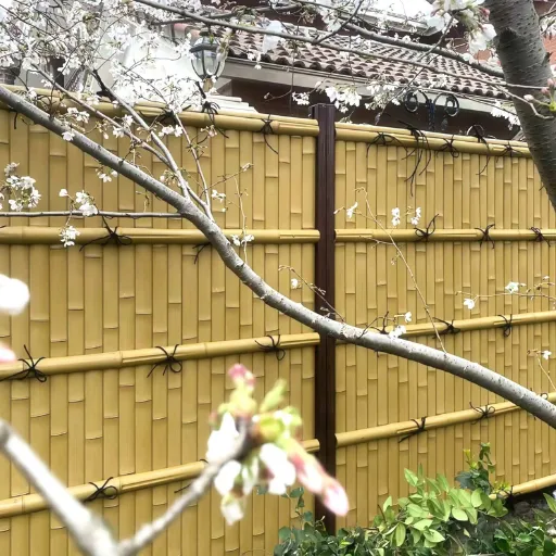 Artificial Bamboo Fence (1)