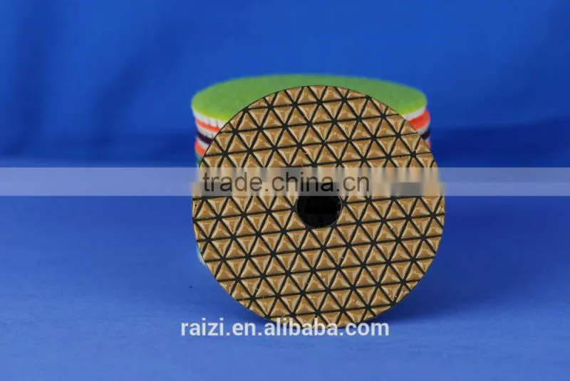 5 step Granite dry polishing pad