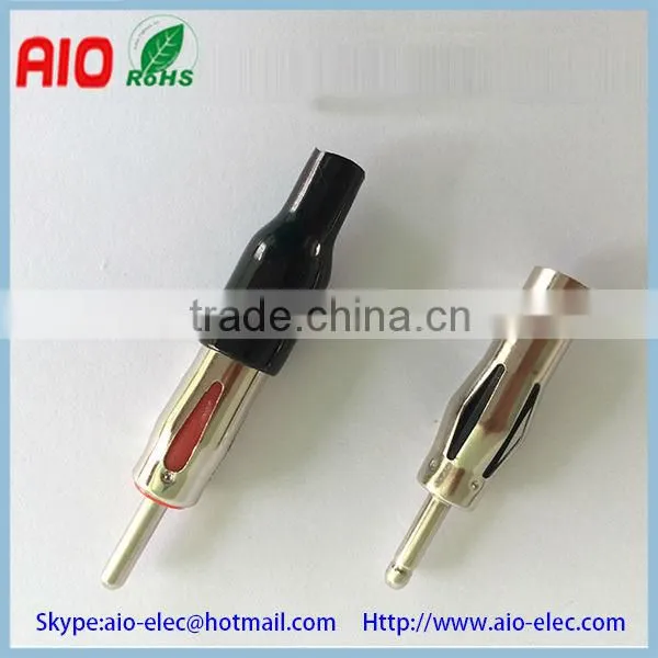 Din female jack to right angle 90 degree Din male plug adaptor cable for car FM AM antenna Aerial