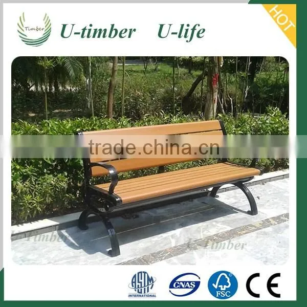 Garden wood plastic composite wpc chair for outdoor
