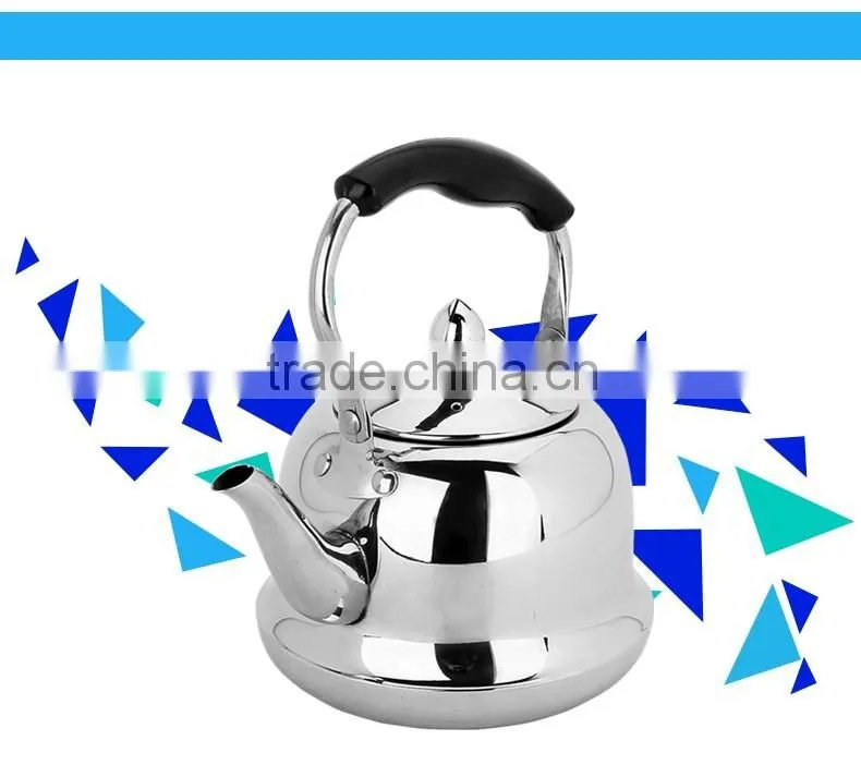 new design steinless pour over whistling kettle/ coffee& tea pot/ boiling kettle