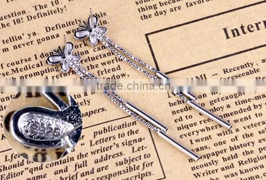 fashion jewelry earrings hot sale long chain earrings