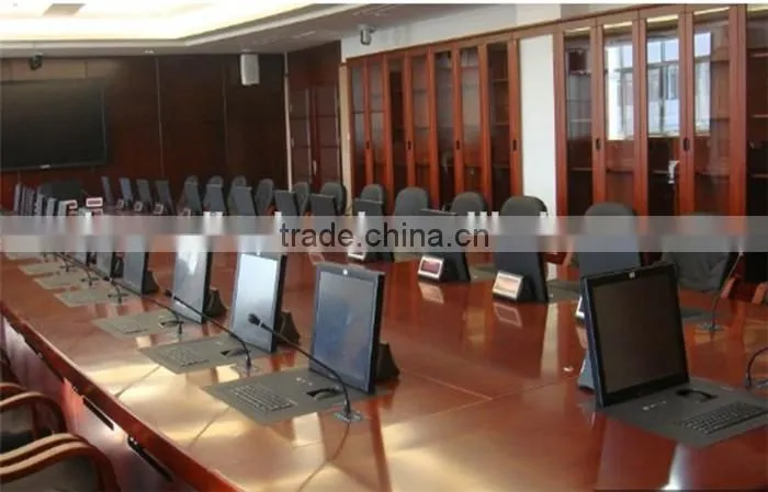 Remote Control CE Marked Motorized LCD Lift In Conference System