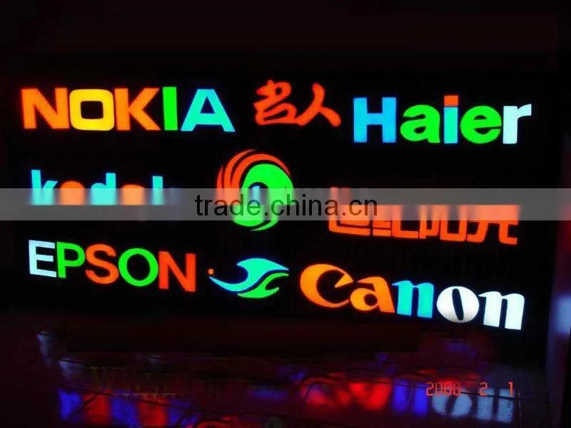 Acrylic advertising alphabet letter with LED light