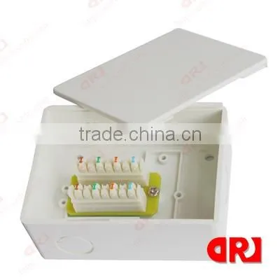 Shen zhen DRJ cat5e single port surface mount outlet box