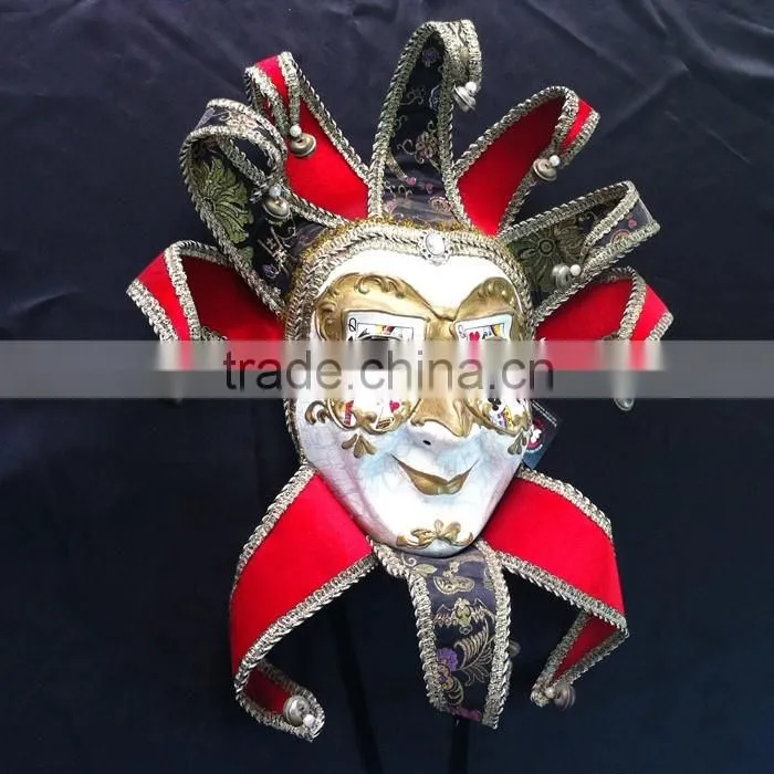 Wholesale Halloween Party Masquerade Venice Handmake Colored Drawing Plastic Mask