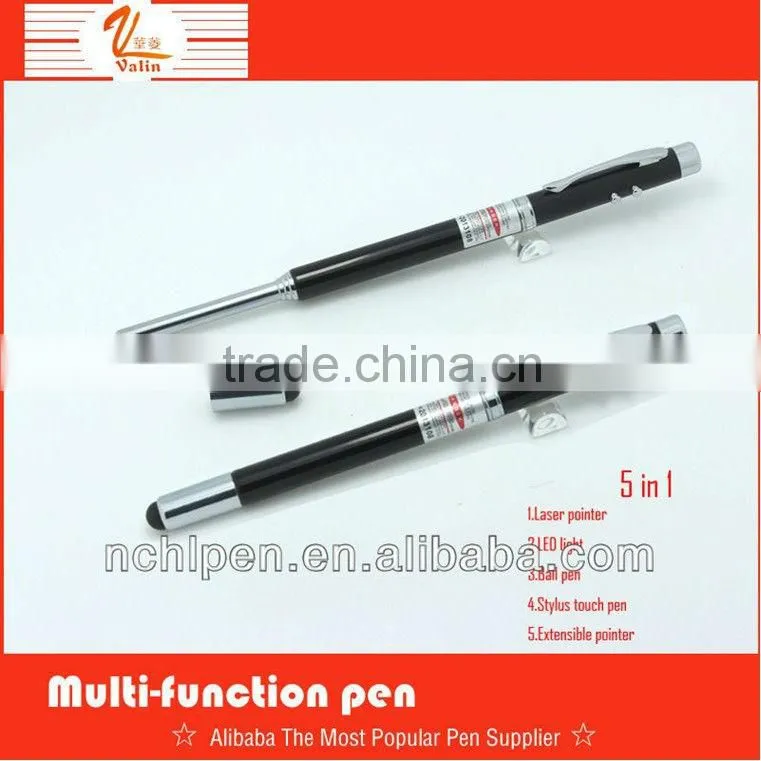 5 in 1 popular multi-function touch pen