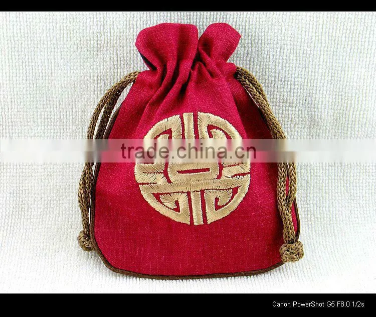 Small cotton drawstring bags for jewelry packing