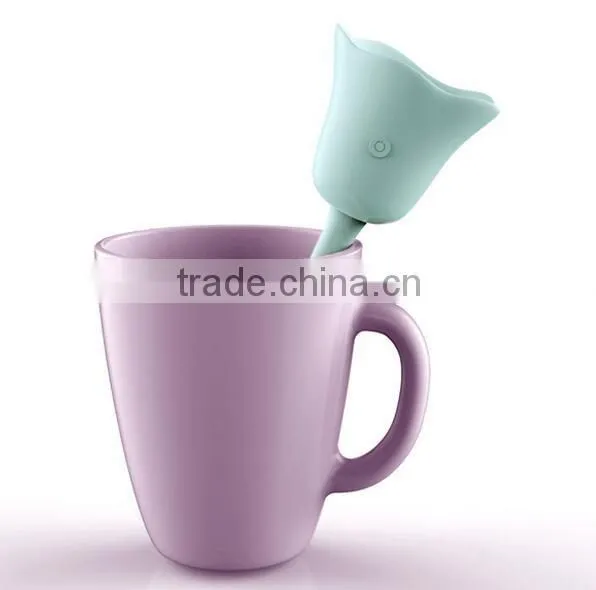Home Useful Blue USB Mini Lovely Tulip Humidifier Ultrasonic Sterilize Car Air Freshener for Home