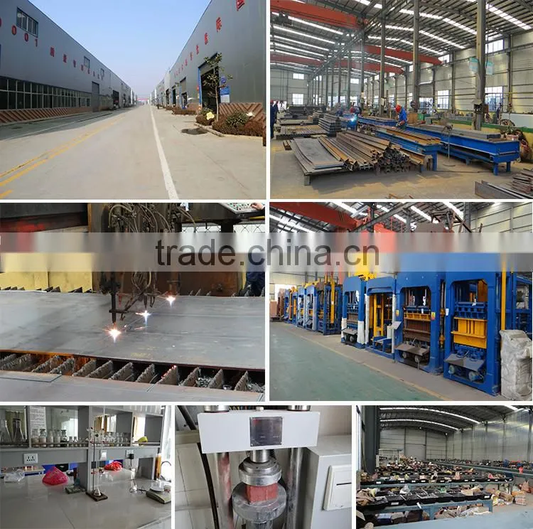 QTF4-25 building machine line hollow block making machine