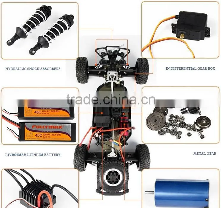 2014 New rc car,1:8 scale 4WD off-road rc car,rc car 4wd monster truck (268705)