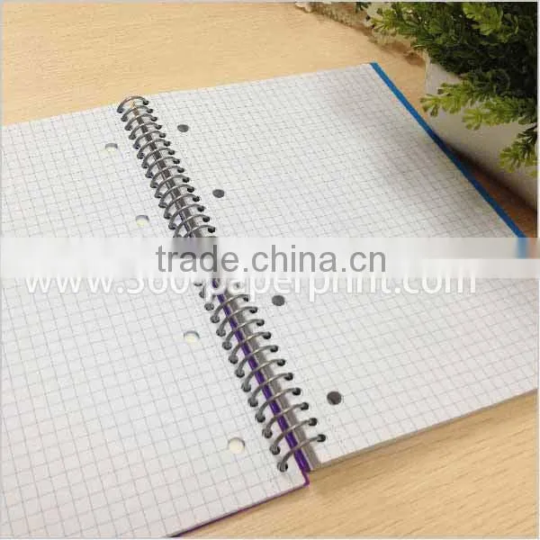 hot new pp cover spiral notebook,square lined agenda notebook