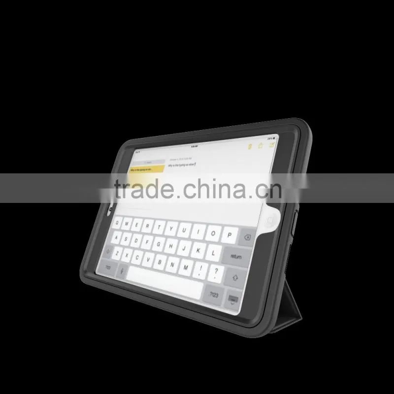 2016 Sleep Wake Function Leather Case For iPad Mini Folding PU Leather Case Full Cover Protective For iPad Mini 1/2/3 TB-0280