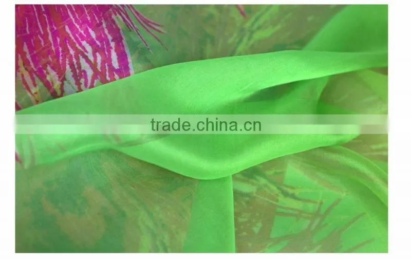 Natural pure chinese silk chiffon fabric