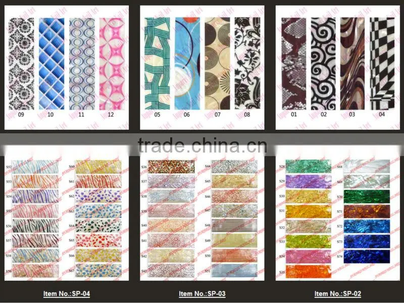 Hot ! nail art decoration, shell sheet, fashionable design !!