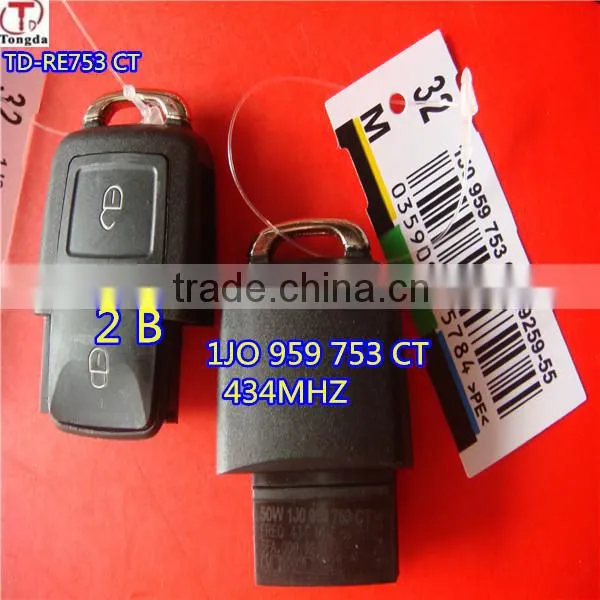 Tongda TD-OR 753N,1KO 753N V5 433mhz for original VW 3 button remote control