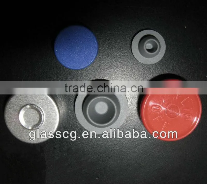 Glass bottle caps aluminum flip off tear off cap for sale paypal accept