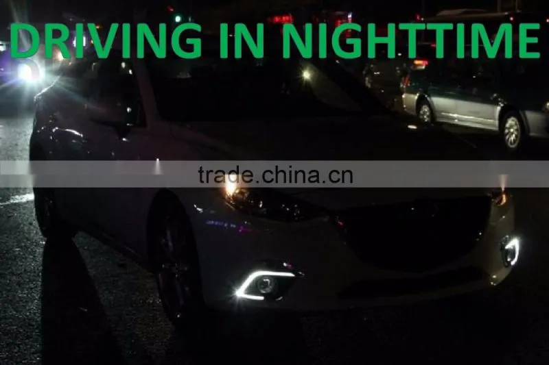 New Design Body Kit FOR MAZDA AXELA LED CAR DRL Daytime Running LIGHT