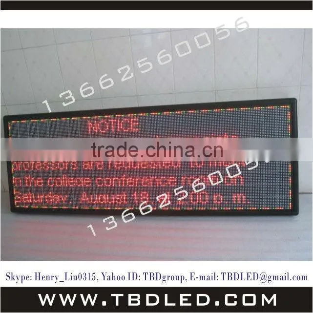usb rechargeable programmable high resolution outdoor led display