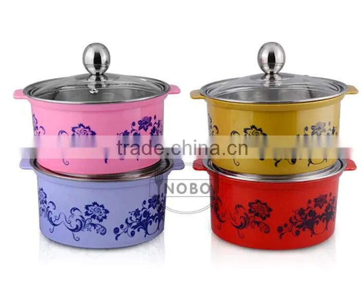New Design Hot Pot Stainless Steel Mini Stock Pot with Anti-scalding Surface