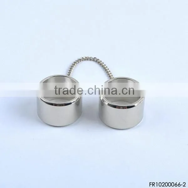 Double Finger Ring Hot sell chain Ring