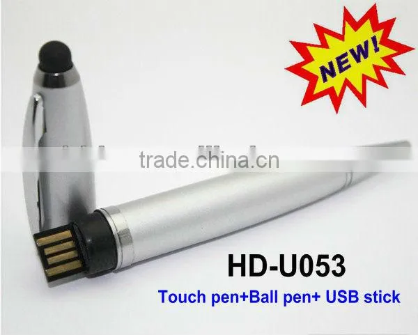 Promotional 3-in-one USB touch pen