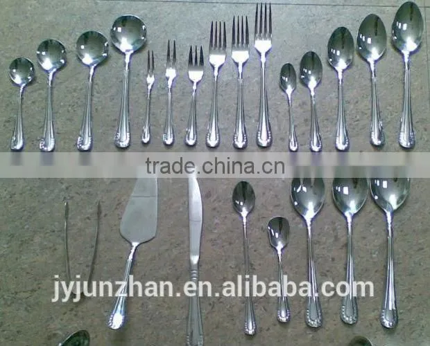 Stainless meat fork with 14.4cm size and shinning mirror polish