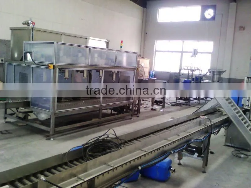 GFE-5 Automatic Five Heads 18l motor oil Weighing Filling and capping machine(weighing filling line)