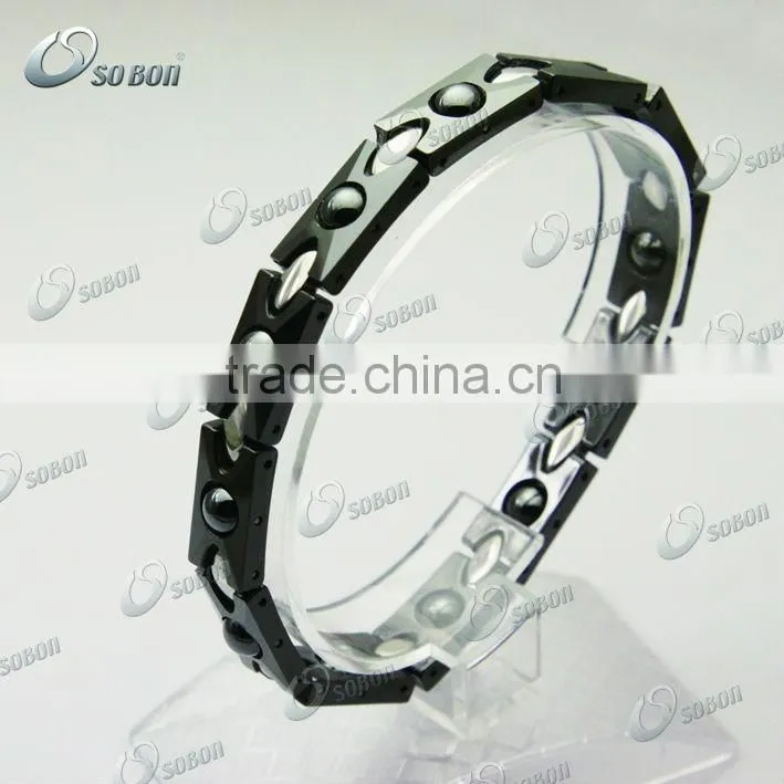New design healthy titanium germanium magnatic ceramic bracelet