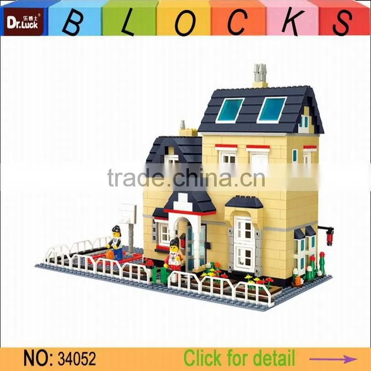 Plastic kid building block set Military Block toy