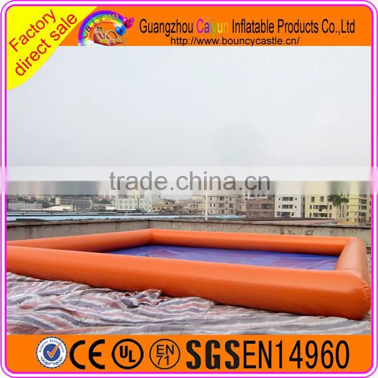 2016 cheap wholesale square inflatable swimming pool for rental commercial