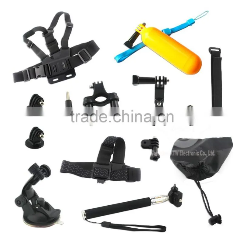 14-in-1 GoPro accessory kit for Gopro Hero 2/3/3+/4/4 Session