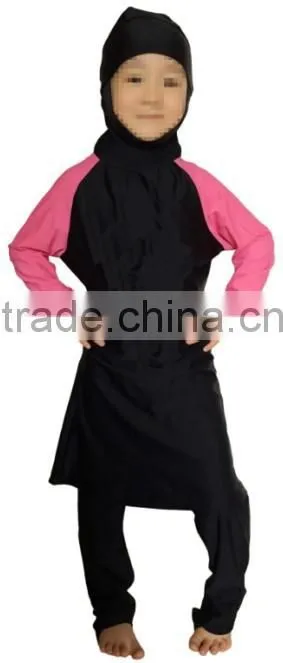 islamic clothing wholesale kids swimwear long sleeve swimsuit