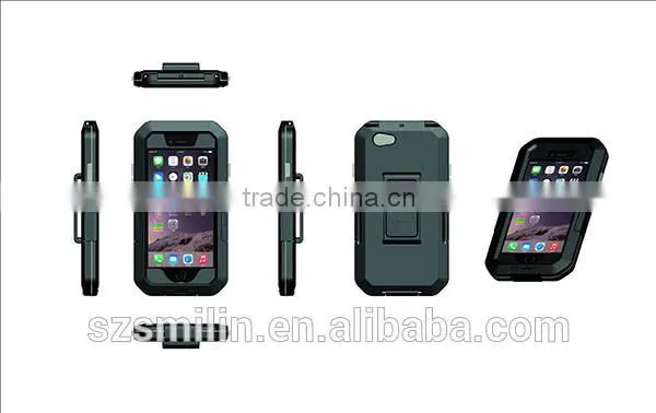 Smart touchscreen 360 degree swivel Bicycle Holder with 8m waterproof case for Samsung S3/S4