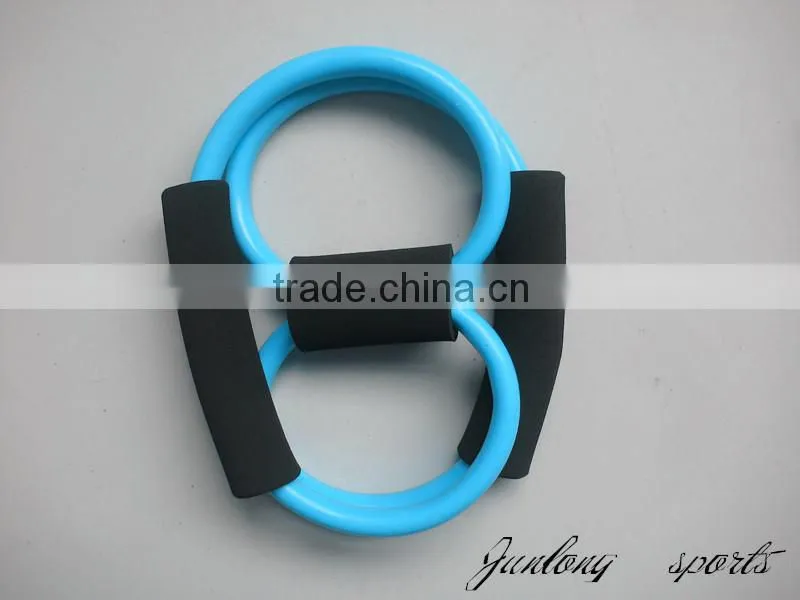 Soft&durable fitness latex colourful chest expander