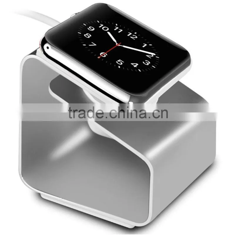 Aluminum Metal Charging Stand for Apple Watch Magnetic Charger & Wireless Charger Iwatch Charging Station Bracket Dock 38mm 42mm