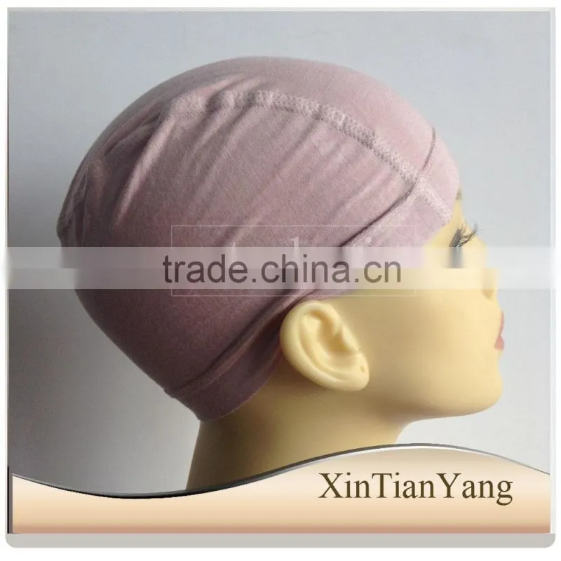 14-52 Bamboo Fiber Antibacterial Wig Caps,Stretch Weaving Cap For Wigs