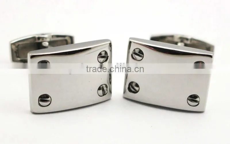 Promotional Bulk Stainless Steel Cufflink For Men
