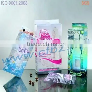 CMYK offset printed plastic packing gift display box
